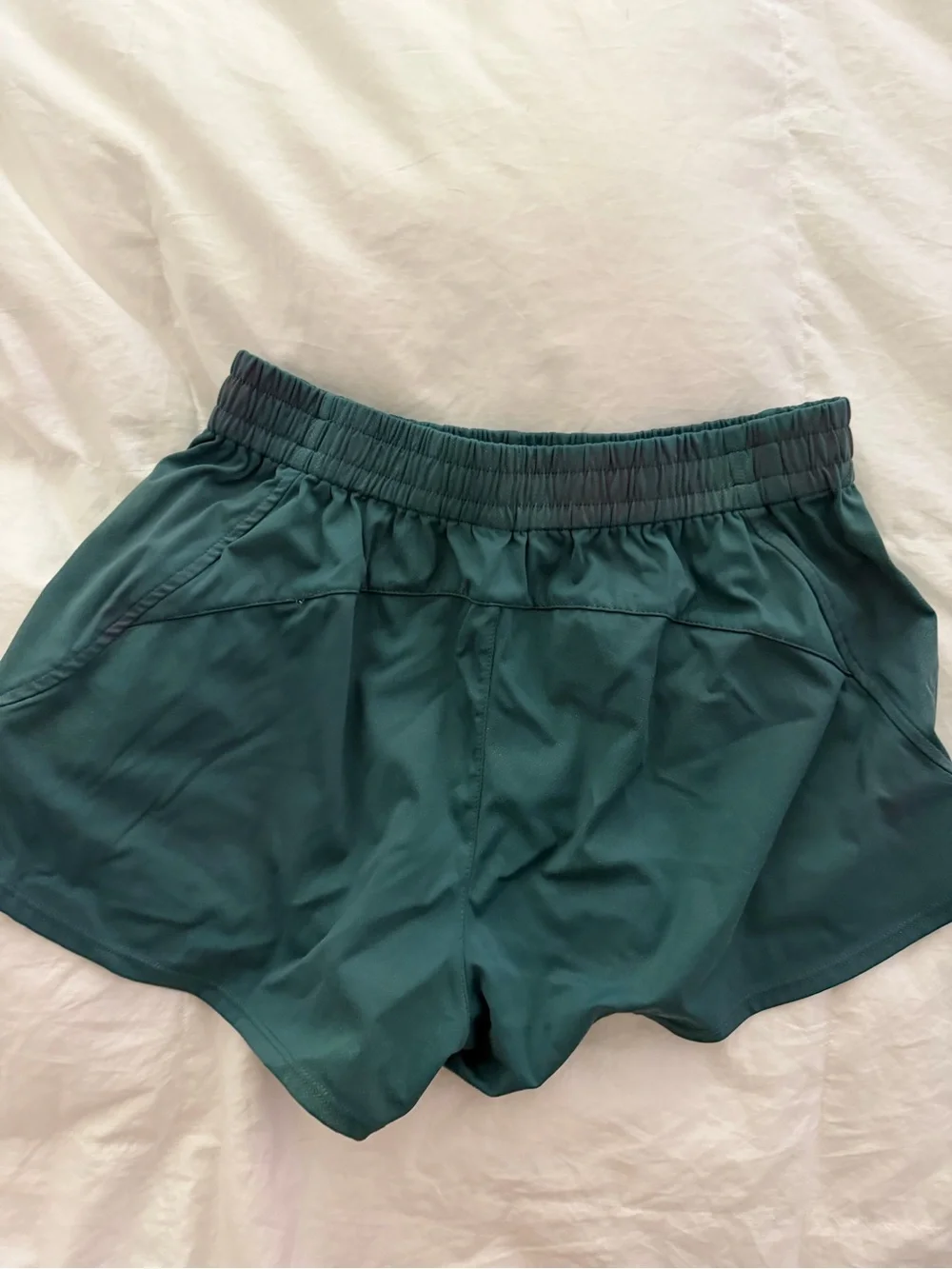 P'tula Teal Green Women's Athletic Shorts